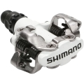 Pedały rowerowe Shimano SPD PD-M520 białe + bloki