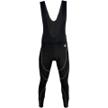 Spodnie rowerowe z szelkami Rogelli Fobello czarne - 3XL