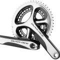 Mechanizm korbowy Shimano Dura-Ace FC-9000 srebrny