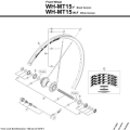 Shimano Szprycha 270-272mm do WH MT65