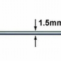 Sapim Laser Szprycha cieniowana 181-189mm czarna 36 szt. - 183mm