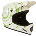 Kask rowerowy Fullface SixSixOne 661 Evolution Inspiral biało-zielony