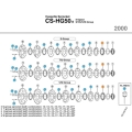 Koronka kasety Shimano CS-HG70/HG50 8-rzędowa