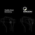 Ergon GS2 Racing Chwyty kierownicy ergonomiczne czarne