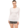 Koszulka z długim rękawem Brubeck Base Layer unisex biała