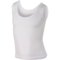 Bezrękawnik dziewczęcy Brubeck Comfort Cotton Junior biały