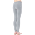 Legginsy dziecięce Brubeck Comfort Cotton Junior szare - 140/146