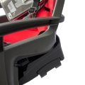 Fotelik rowerowy Hamax Siesta szaro-czerwony + adapter na bagażnik