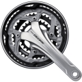 Mechanizm korbowy Shimano Deore FC-T611 srebrny