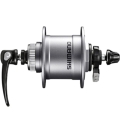 Shimano DH T4050 Alivio Piasta przednia Disc V-Brake z dynamem srebrna