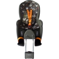 Fotelik rowerowy Hamax Kiss szaro-pomarańczowy + adapter na ramę