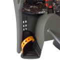 Fotelik rowerowy Hamax Kiss szaro-pomarańczowy + adapter na ramę