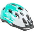 Kask rowerowy Author Trigger biało-turkusowy