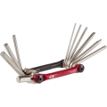 Multitool Crank Brothers M10 czarno-czerwony