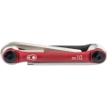Multitool Crank Brothers M10 czarno-czerwony