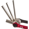 Multitool Crank Brothers M10 czarno-czerwony