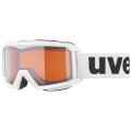Uvex Flizz LG Gogle narciarskie junior dziecięce white lasergold clear