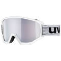 Gogle narciarskie Uvex Athletic FM biało-srebrne