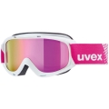 Gogle narciarskie Uvex Slider FM biało różowe