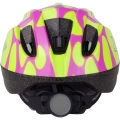 Kask rowerowy Author Mirage żółto-różowy