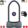 Zapięcie U-lock Abus 770A SmartX szaro-czarne + USKF