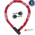 Abus Steel O Chain 5805K 75cm Zapięcie rowerowe łańcuch red