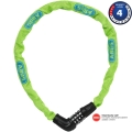 Abus Steel O Chain 5805C 75cm Zapięcie rowerowe łańcuch lime