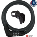Zapięcie Abus Tresorflex 6615C czarne + SCMU