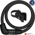 Zapięcie Abus Tresor 6415C czarne + SCMU