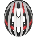 Kask rowerowy Abus Viantor biało-czerwony