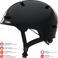 Kask rowerowy Abus Scraper Kid 3.0 szary