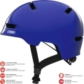 Kask rowerowy Abus Scraper Kid 3.0 niebieski