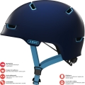 Kask rowerowy Abus Scraper 3.0 ACE niebieski