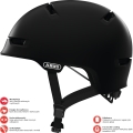 Kask rowerowy Abus Scraper 3.0 ACE czarny