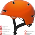 Kask rowerowy Abus Scraper 3.0 ACE pomarańczowy