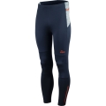 Rogelli Broadway Spodnie ocieplane do biegania niebiesko czerwone - M