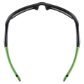 Okulary rowerowe dziecięce Uvex Sportstyle 507 czarno-zielone