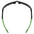 Okulary rowerowe dziecięce Uvex Sportstyle 507 czarno-zielone