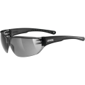 Okulary rowerowe Uvex Sportstyle 204 czarno-szare