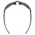 Okulary rowerowe Uvex Sportstyle 211 czarno-czerwone