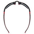 Okulary rowerowe Uvex Sportstyle 211 czarno-czerwone