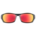 Okulary rowerowe Uvex Sportstyle 211 czarno-czerwone