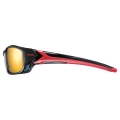 Okulary rowerowe Uvex Sportstyle 211 czarno-czerwone