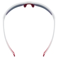 Okulary rowerowe Uvex Sportstyle 215 biało-czerwone