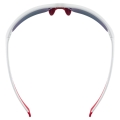Okulary rowerowe Uvex Sportstyle 215 biało-czerwone