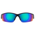 Okulary rowerowe Uvex Sportstyle 215 czarno-zielone