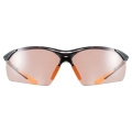 Okulary rowerowe Uvex Sportstyle 223 czarno-pomarańczowe