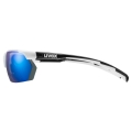 Okulary rowerowe Uvex Sportstyle 114 biało-czarne + wymienne szkła