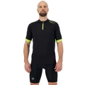 Koszulka rowerowa Rogelli Core czarno-żółta - XL