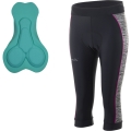 Spodenki rowerowe 3/4 damskie Rogelli Carou 3.0 czarne - M